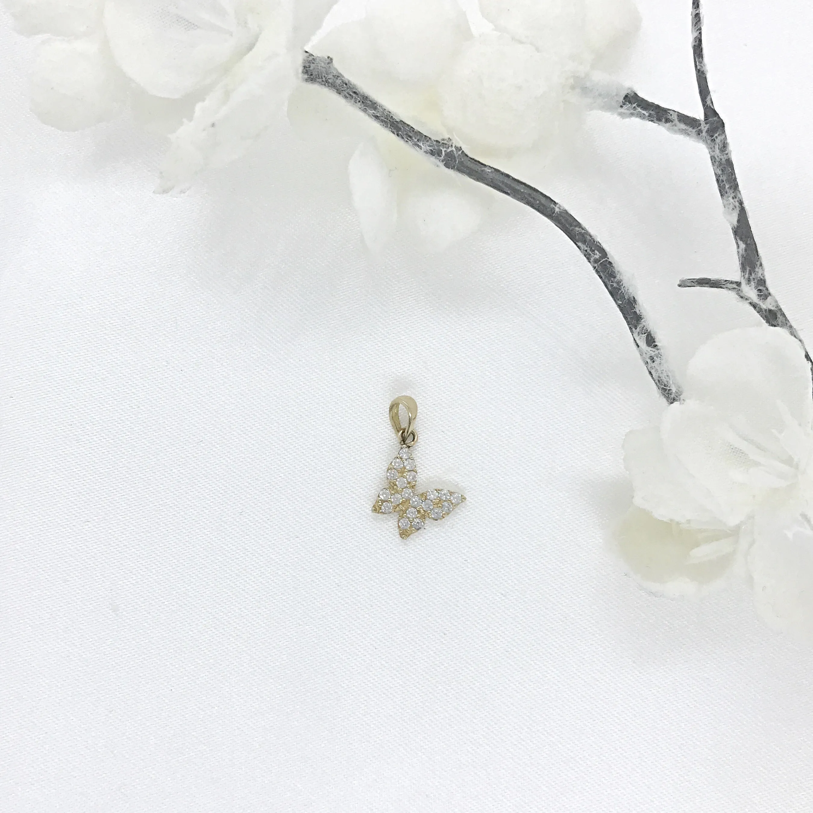 10k Gold Butterfly Pendant