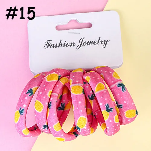 2018 Cheap Elastic Hair Bands Women Cotton Hair Ties Girls Hair Accessories Ponytail Rope Hairband Kids Drop Shipping Headwear