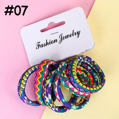 2018 Cheap Elastic Hair Bands Women Cotton Hair Ties Girls Hair Accessories Ponytail Rope Hairband Kids Drop Shipping Headwear