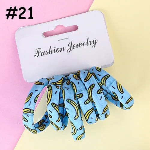 2018 Cheap Elastic Hair Bands Women Cotton Hair Ties Girls Hair Accessories Ponytail Rope Hairband Kids Drop Shipping Headwear