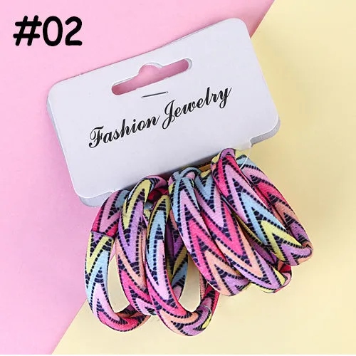 2018 Cheap Elastic Hair Bands Women Cotton Hair Ties Girls Hair Accessories Ponytail Rope Hairband Kids Drop Shipping Headwear