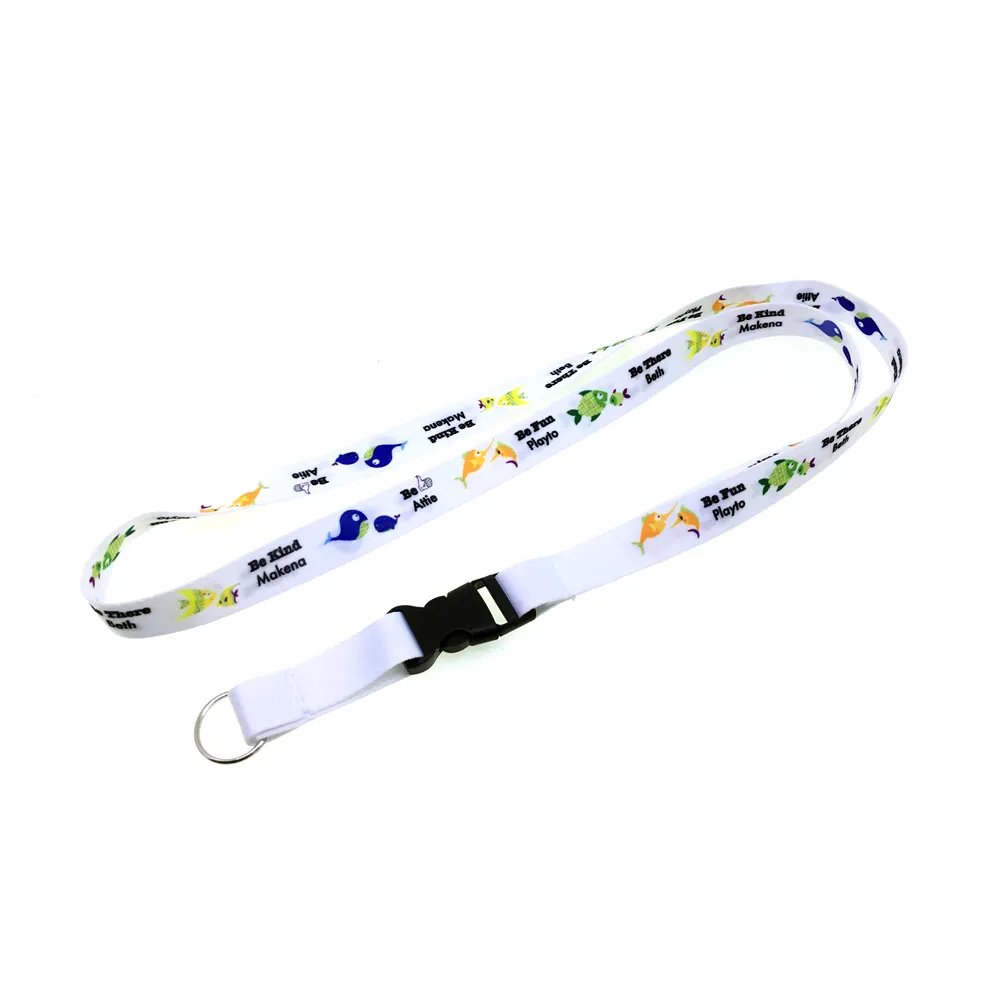 20mm Nylon Lanyard with Safety Clip