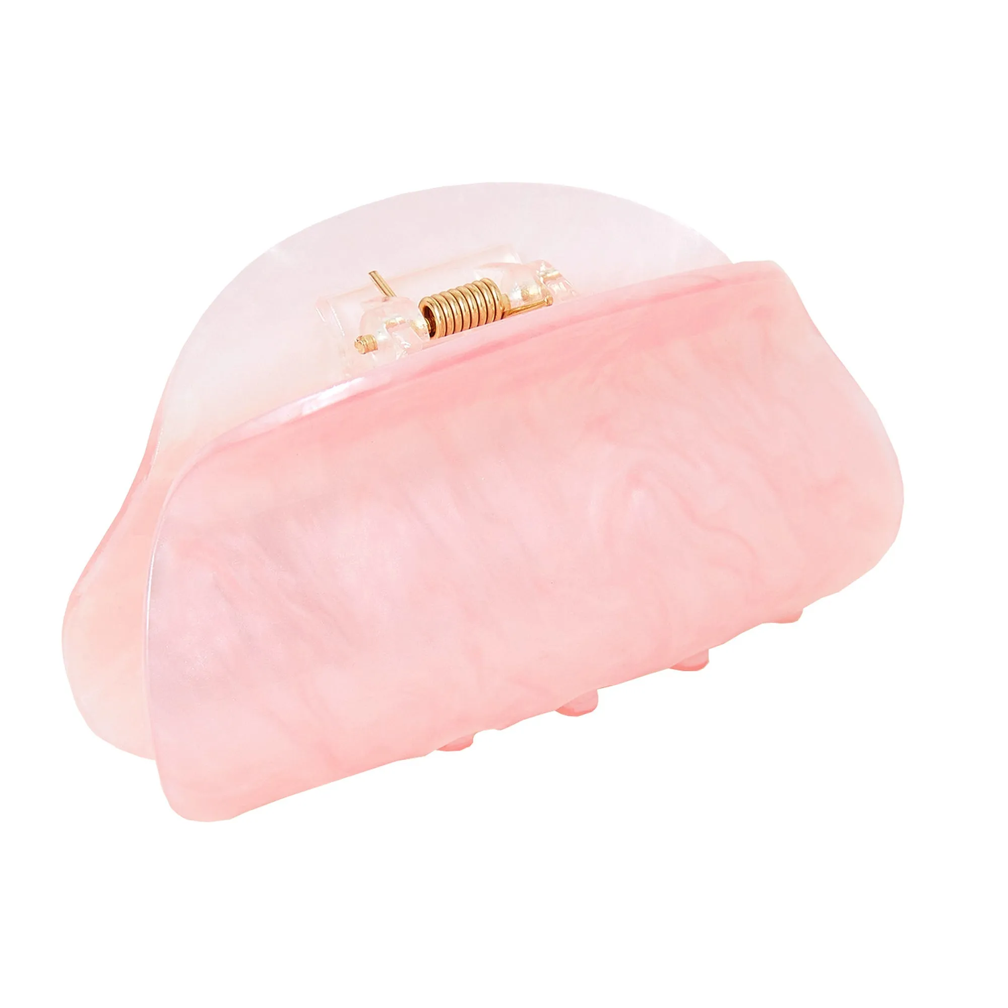 Accessorize London Marble Rounded Pink Claw Clip