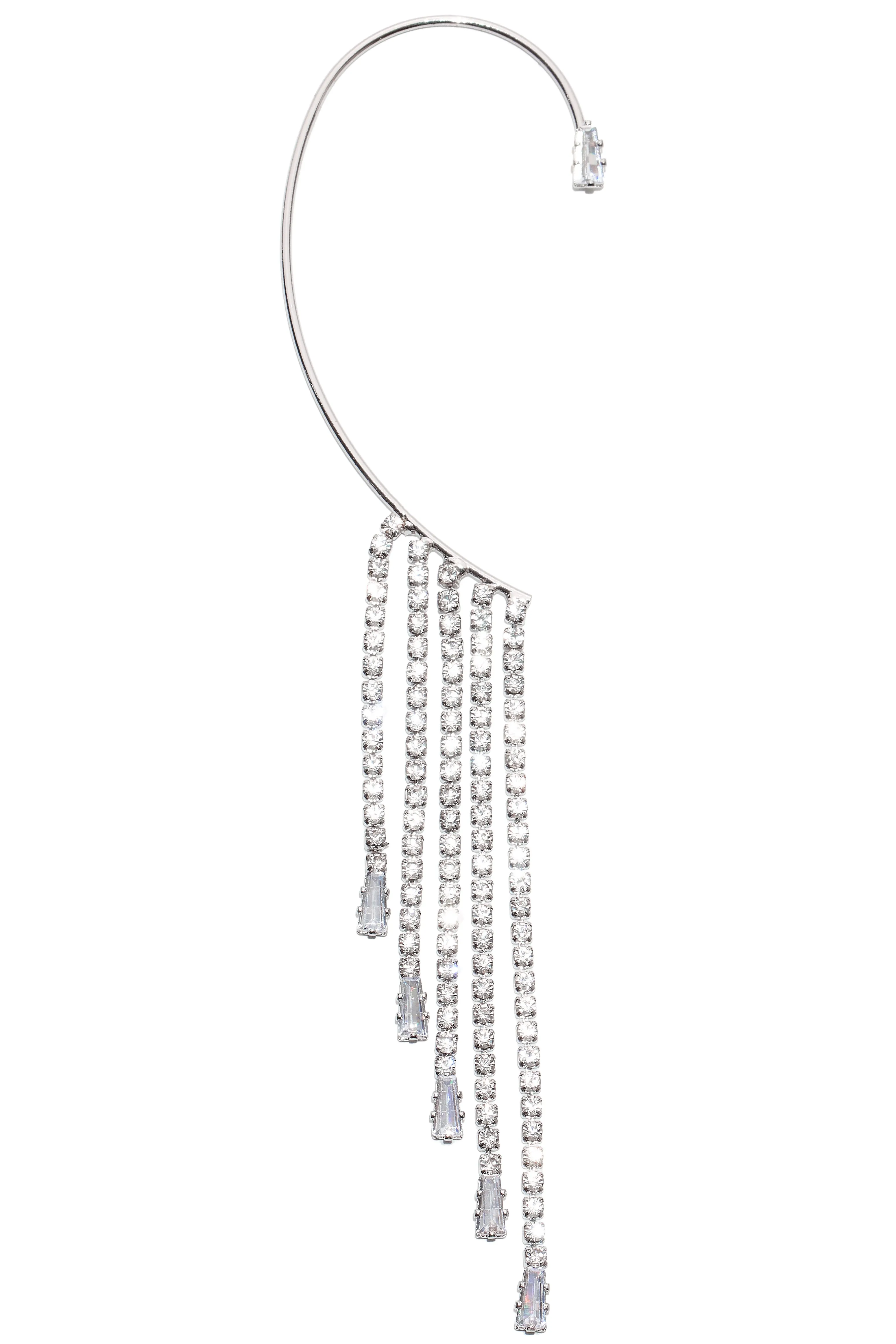 Adina Diamond Fringe Ear Cuff