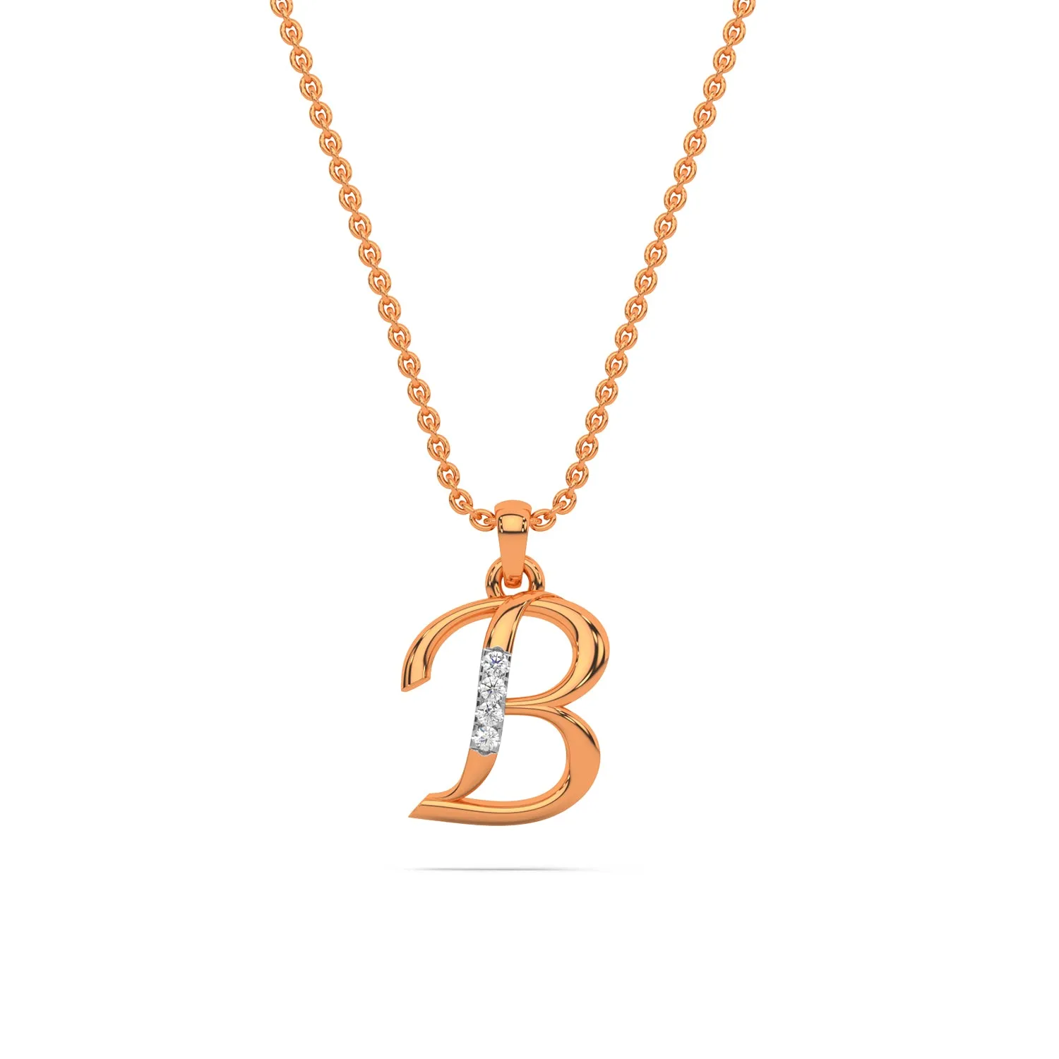 Alphabet B  Unisex Pendant