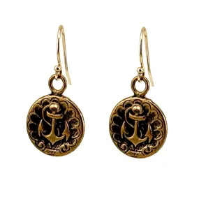 ANCHOR Earrings - Bronze