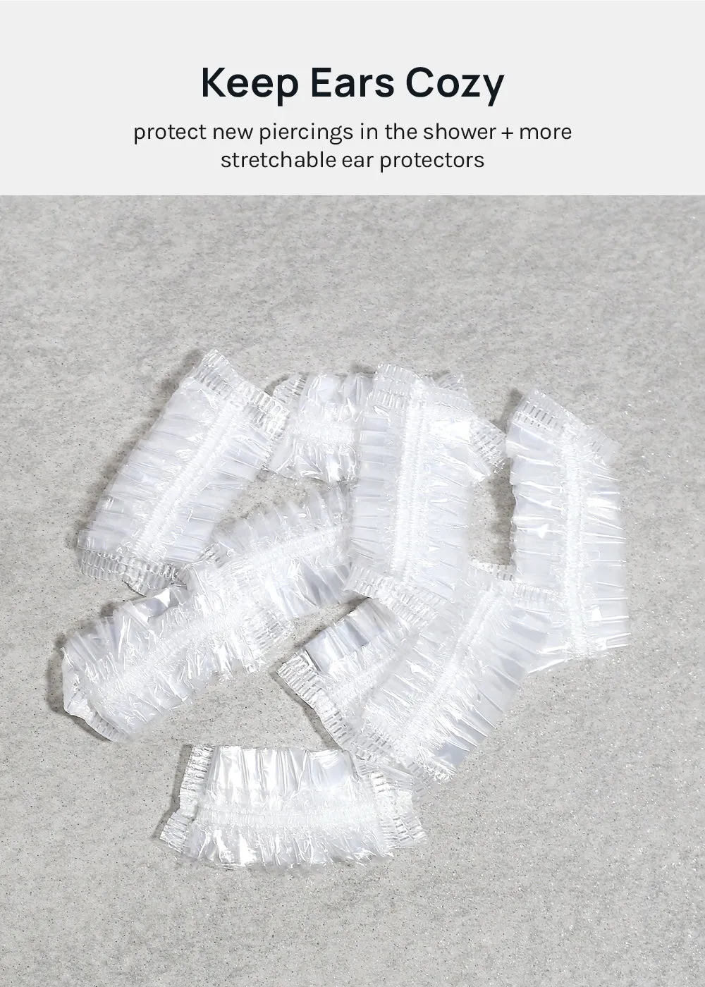 AOA Disposable Plastic Ear Covers