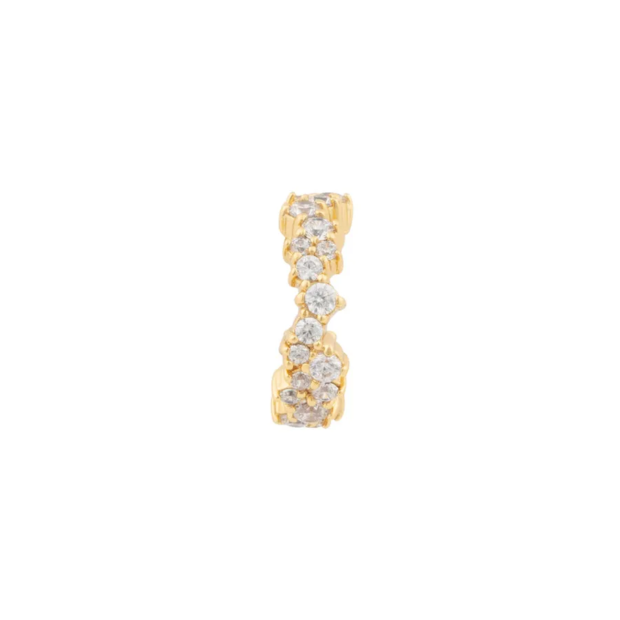 Aurora Pave Gold Ear Cuff