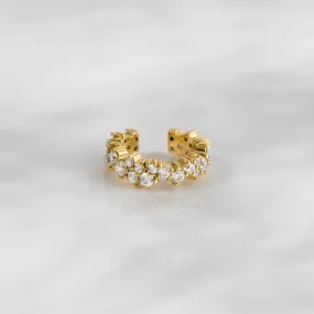 Aurora Pave Gold Ear Cuff