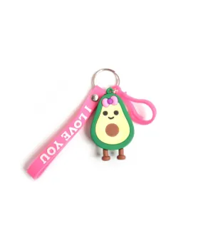 Avocado With Bow Keychain