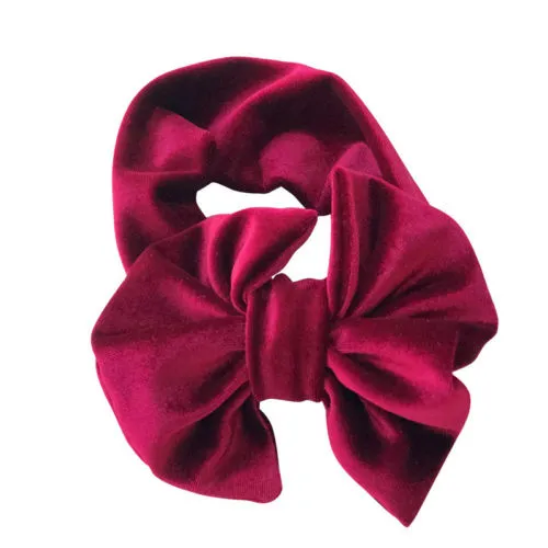 Baby Girls Velvet Bow Headband