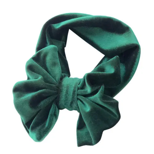 Baby Girls Velvet Bow Headband