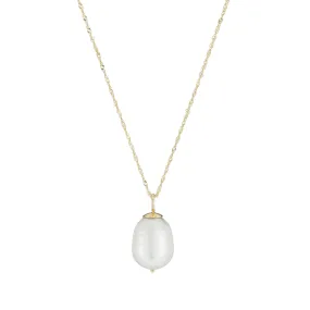 Baroque Pearl Drop Necklace