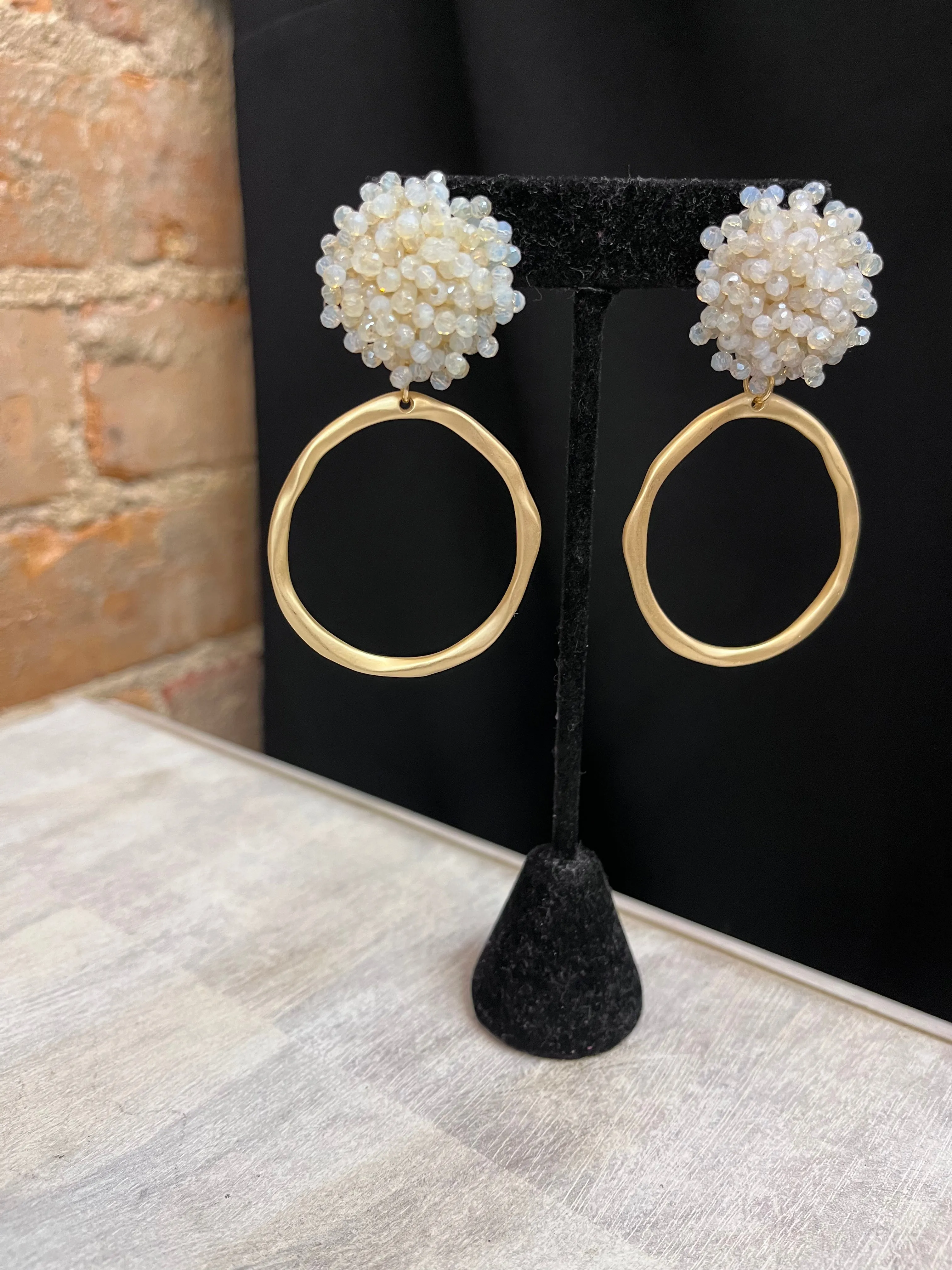 Bead Cluster Earrings