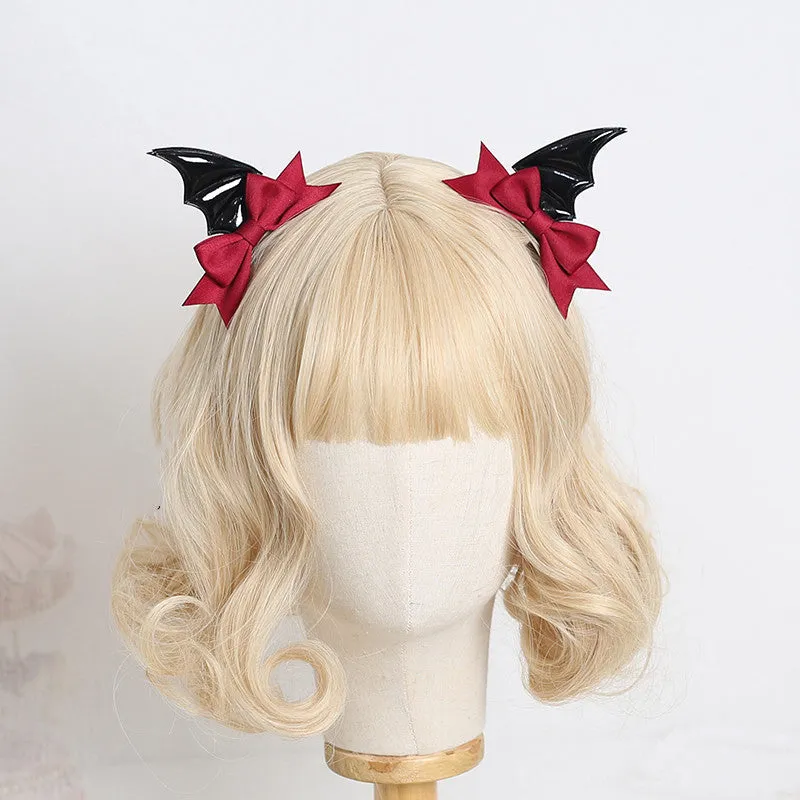 black bow hair accessory  KF82941