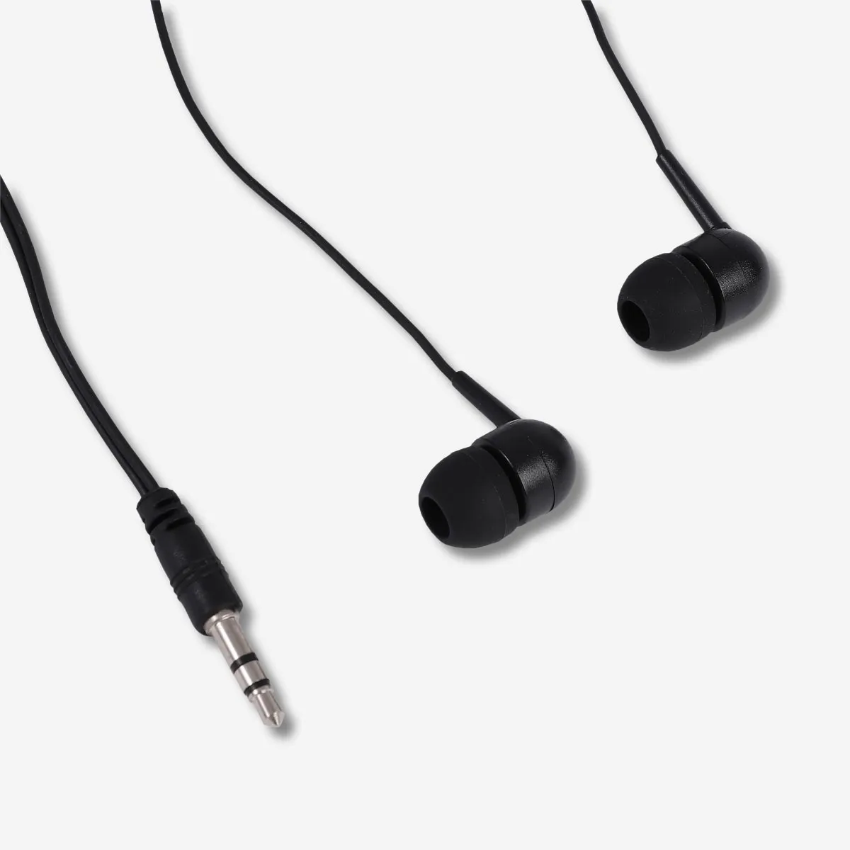 Black In-Ear Headphones with Jack