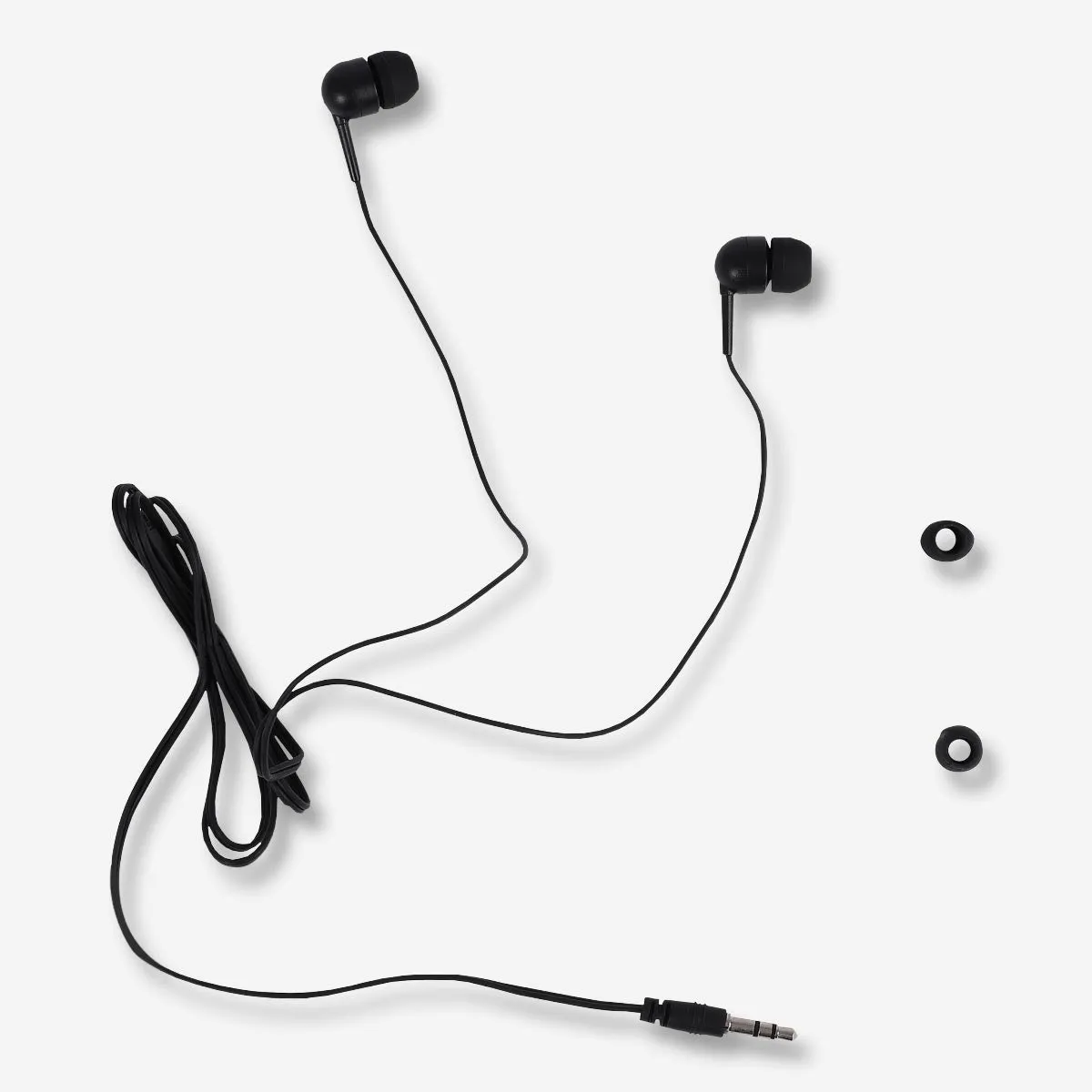 Black In-Ear Headphones with Jack