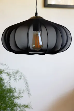 Black Mesh Pendant Light