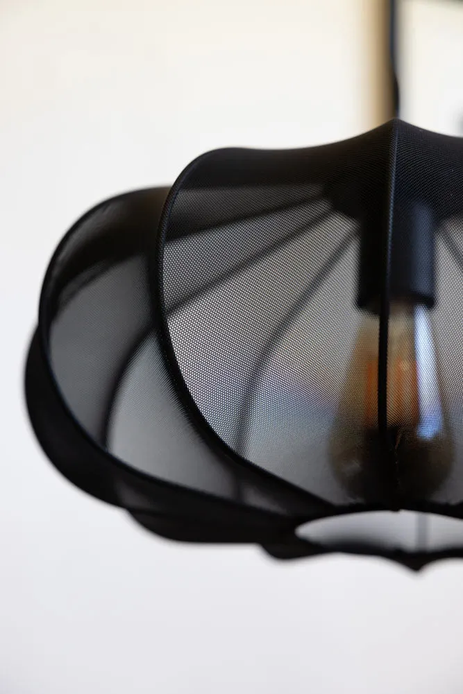 Black Mesh Pendant Light