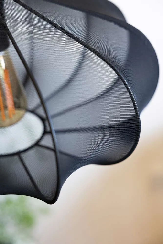 Black Mesh Pendant Light