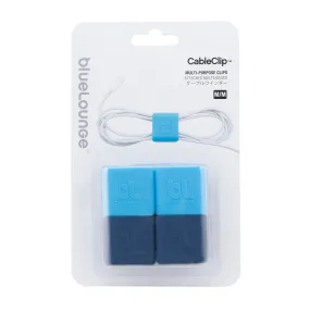 Bluelounge Cable Clip - Blue Assortment