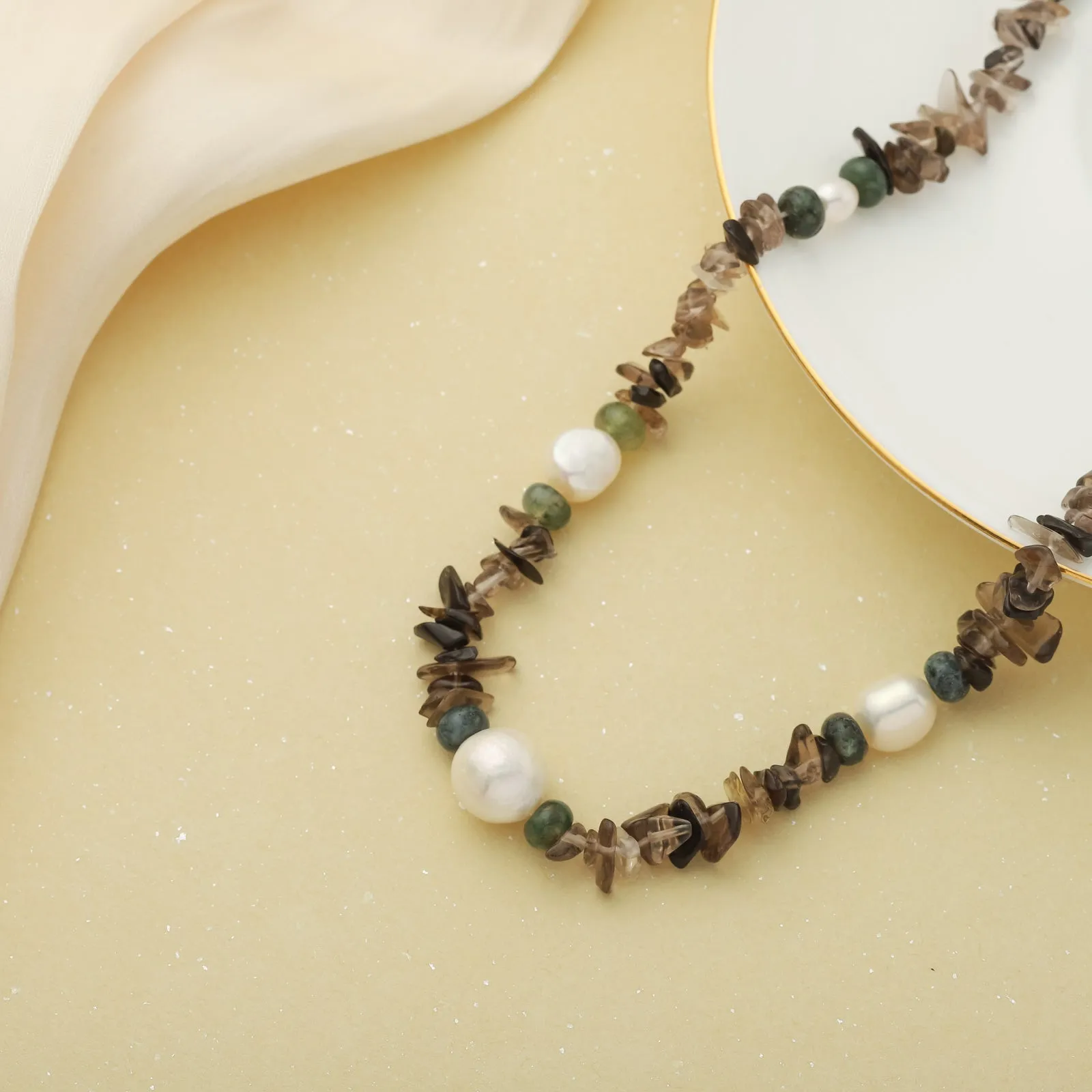 Boho Pearl Necklace