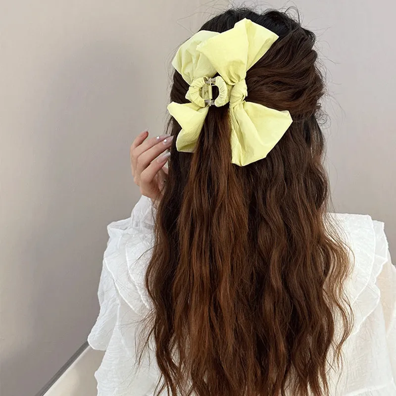 Bow Hair Claw Clip