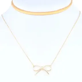 Bow Ribbon Necklace