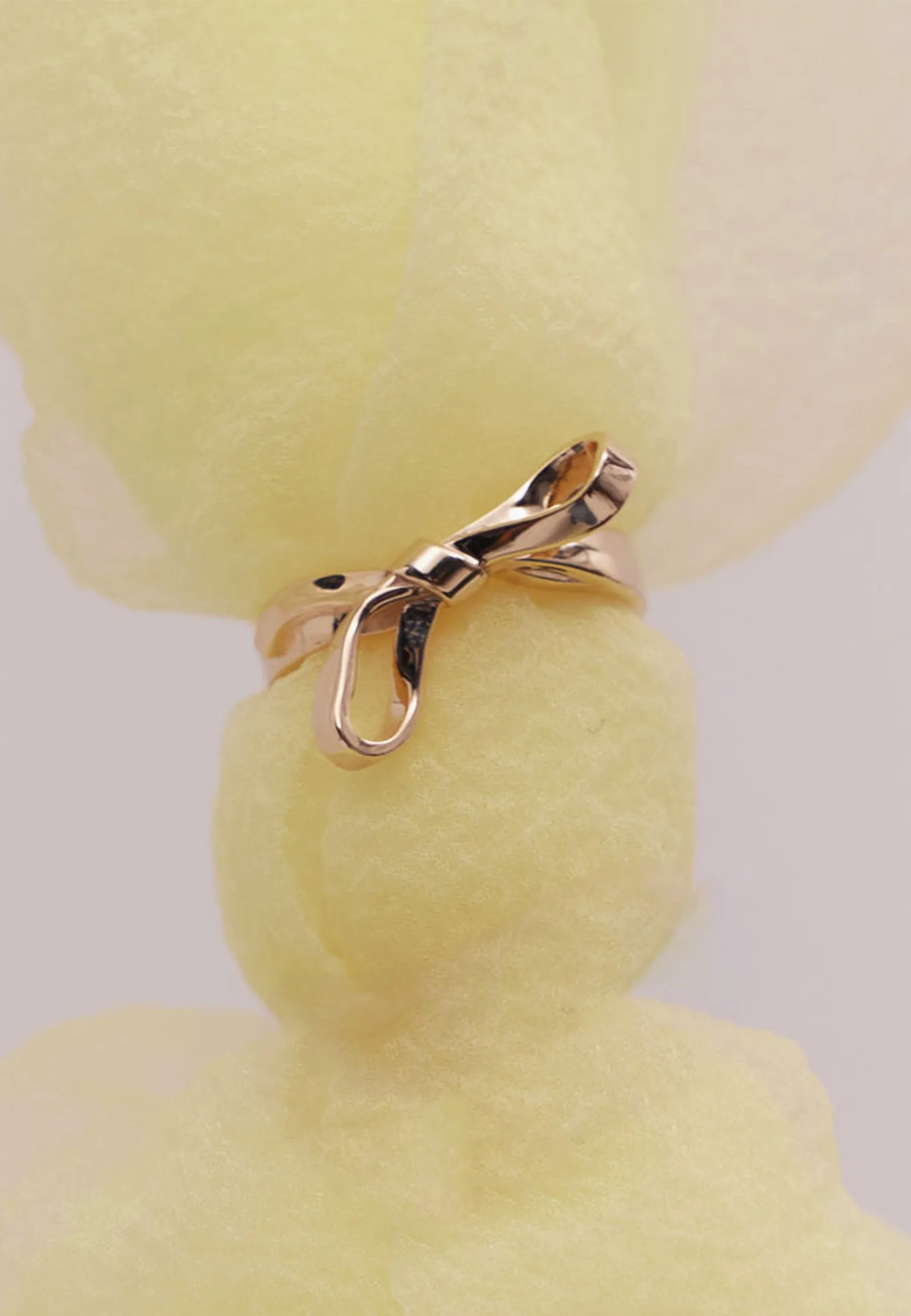 Bow Ring - Gold Plated