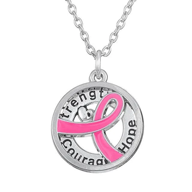 Breast Cancer Necklace