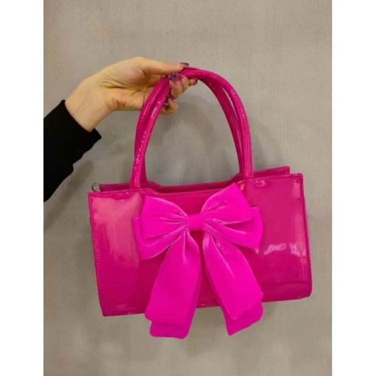 Classy Crossbody Bow Handbag