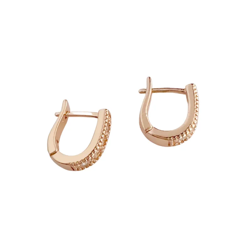 Clementine Zirconia Huggie Hoops