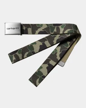 Clip Belt Chrome | Green Duck Camo