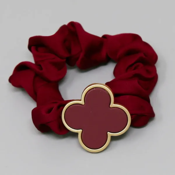 Clover Detail Hair Tie