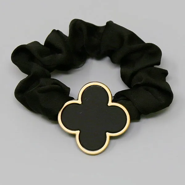 Clover Detail Hair Tie