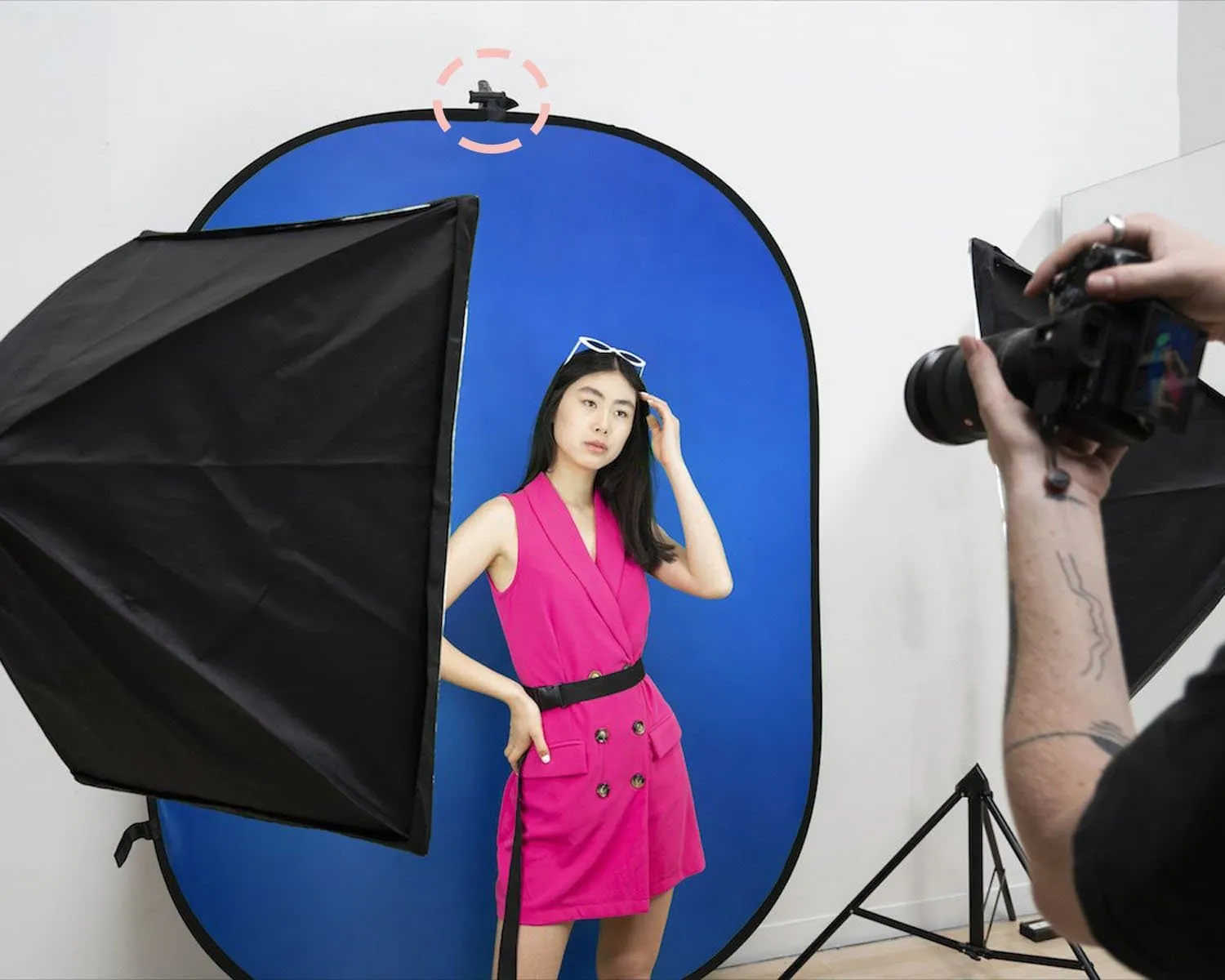 Collapsible Backdrop Pop Up Peg Clip Only