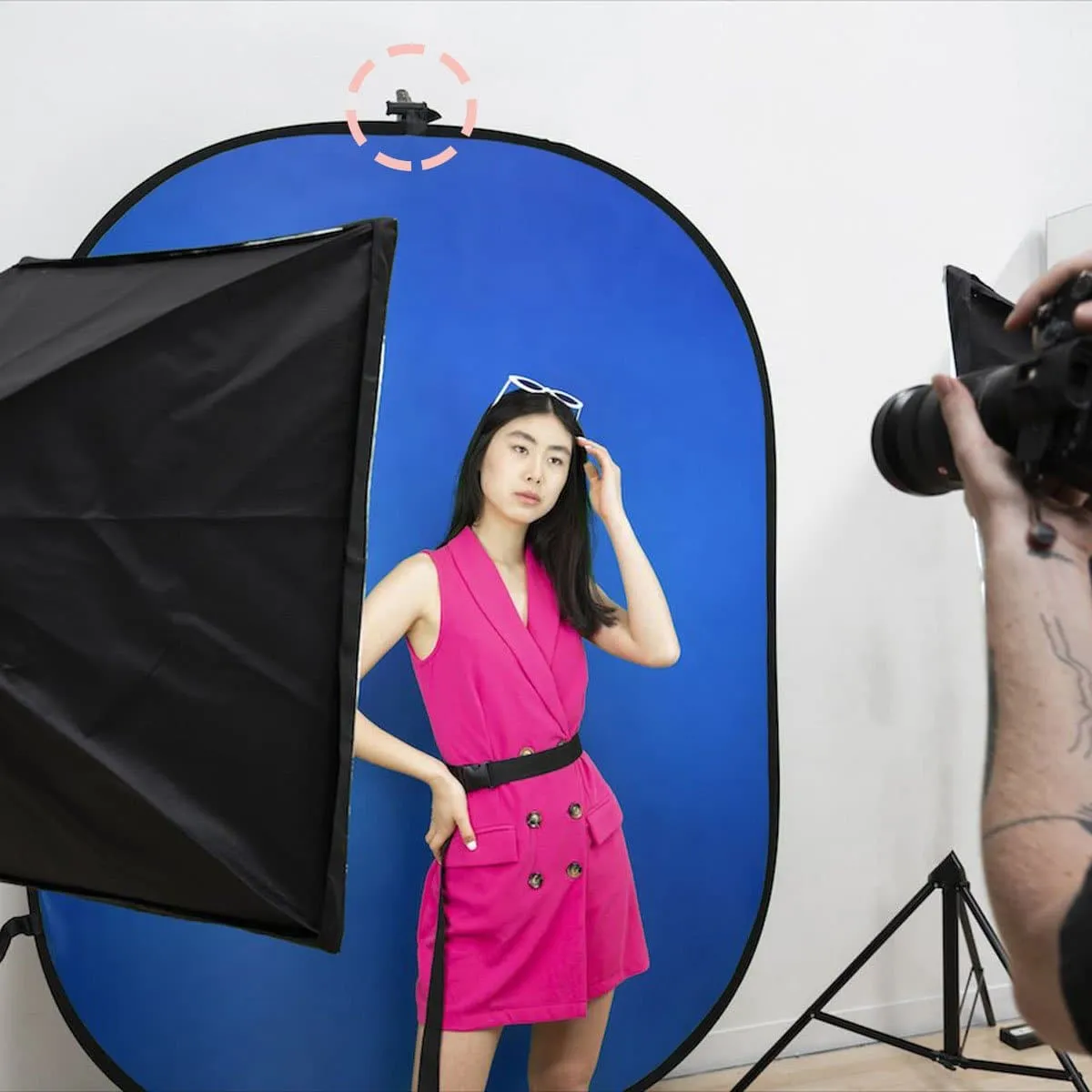 Collapsible Backdrop Pop Up Peg Clip Only