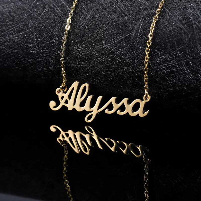 Custom Name Pendant Necklace