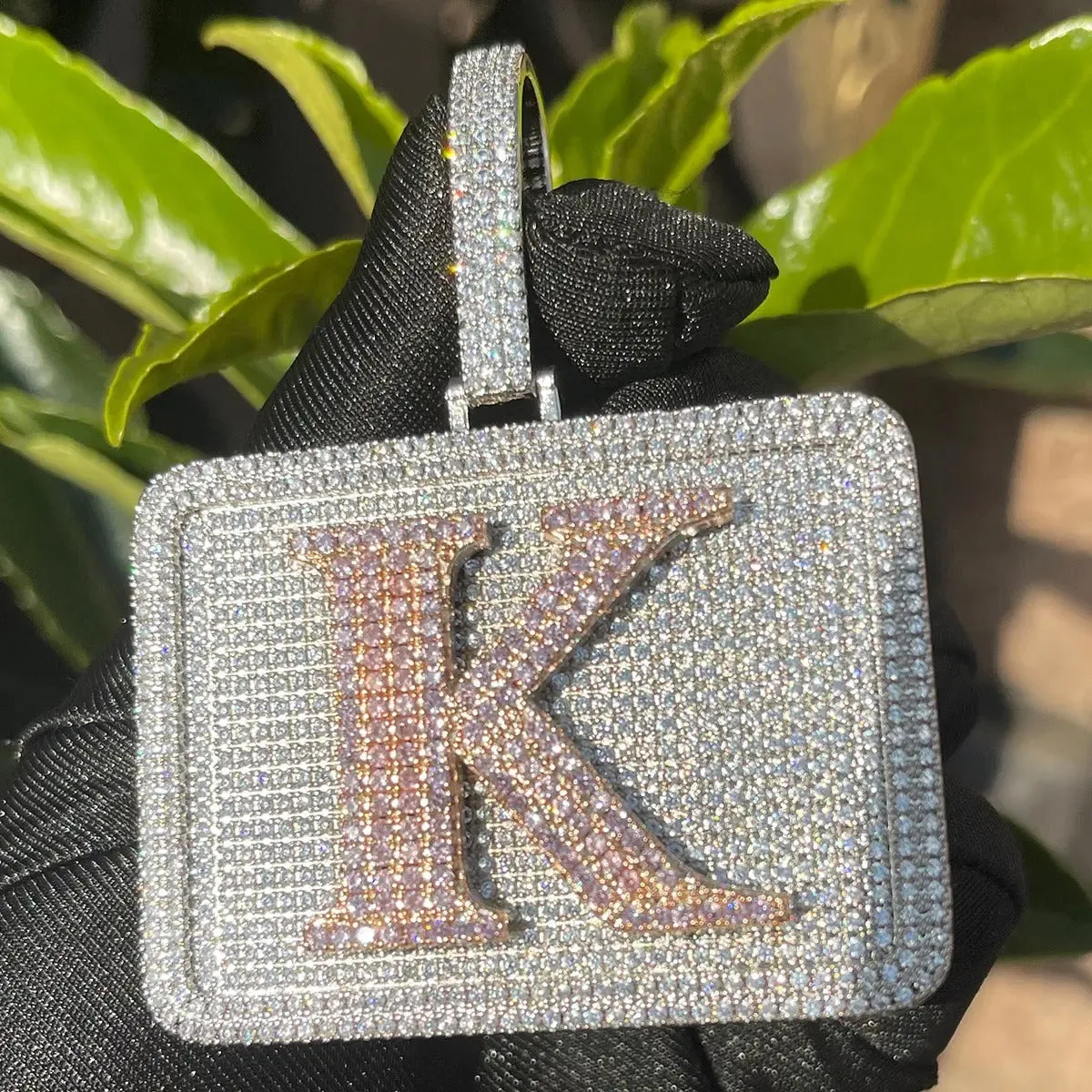 Custom Rectangle Nameplate Pendant