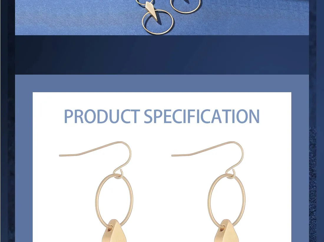 Dangle Earrings (Golden)