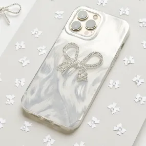 Diamante Bow Phone Case