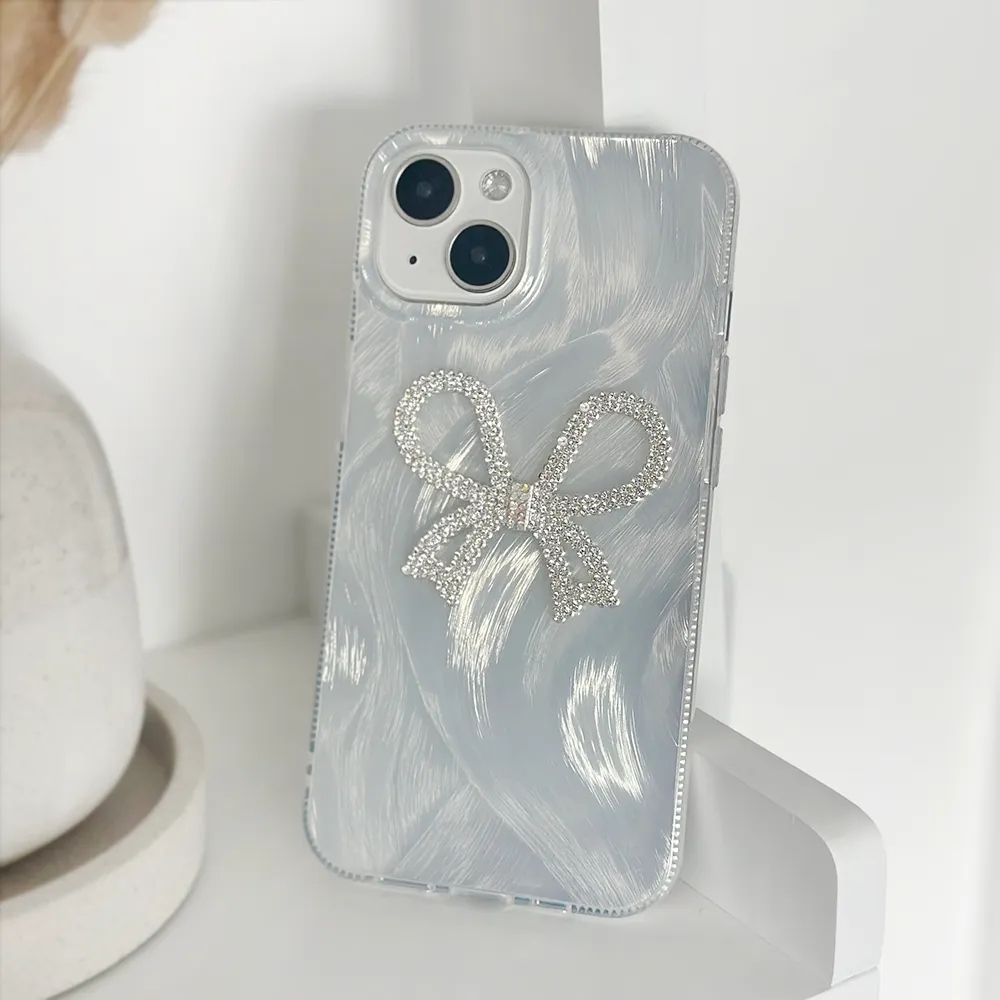 Diamante Bow Phone Case