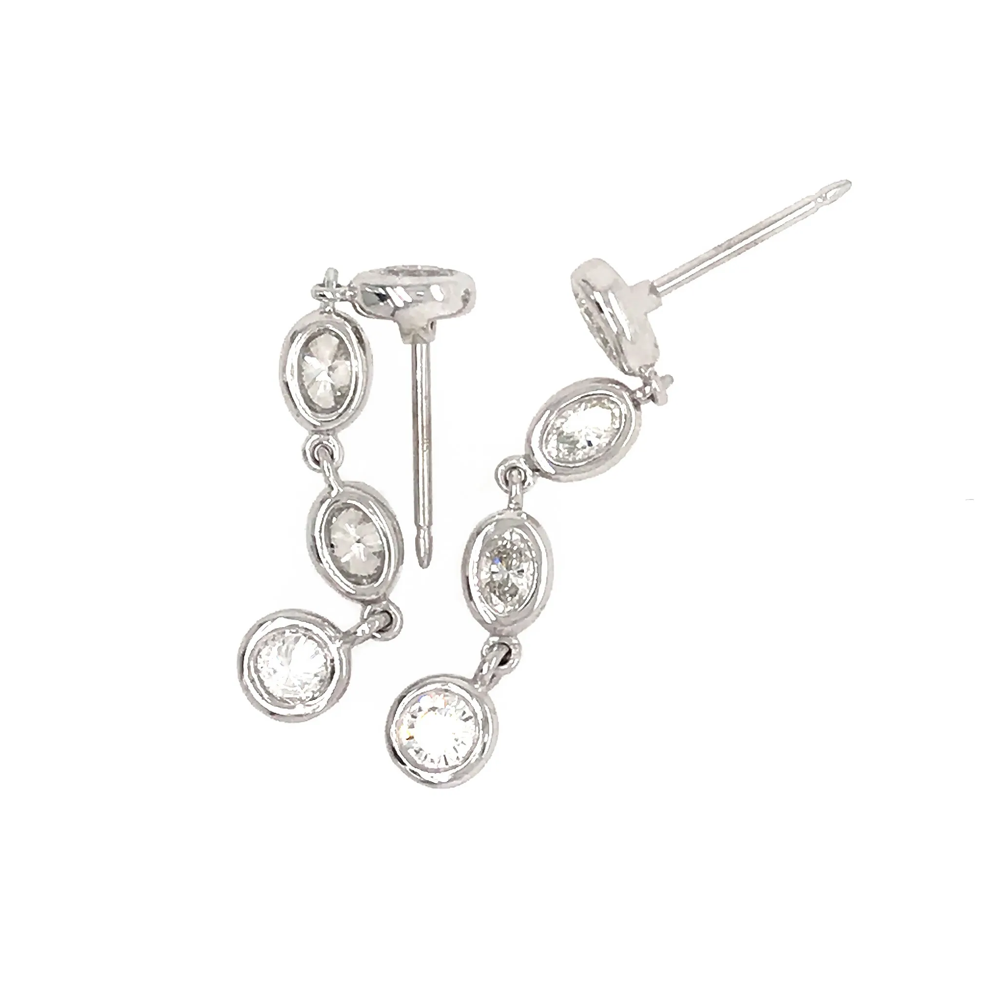 Diamond Drop Earrings