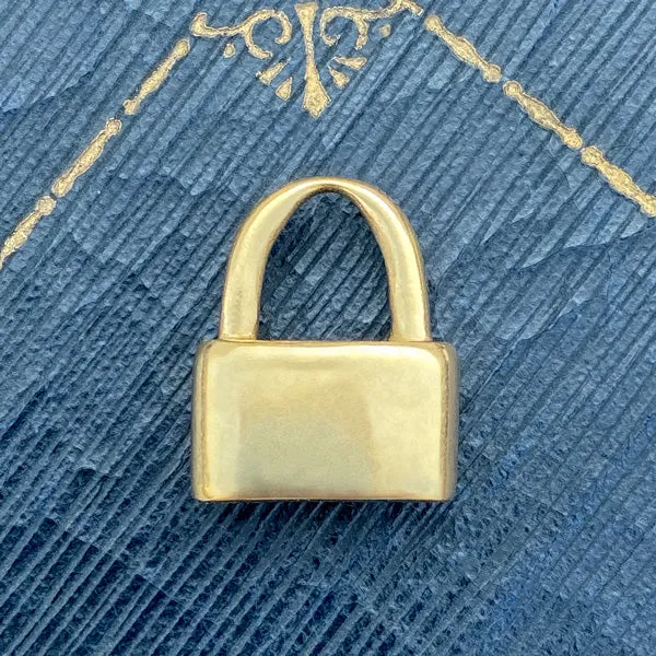 Diamond Padlock Pendant