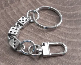 Dice Key Chain Clip-On