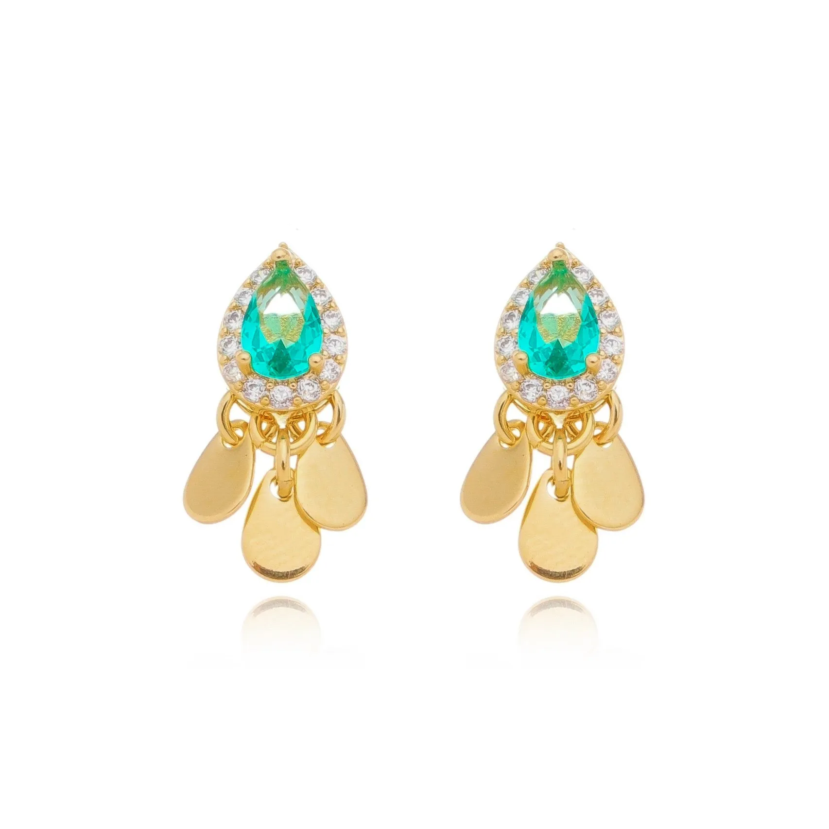 EARRING CRYSTAL TEAR DROP