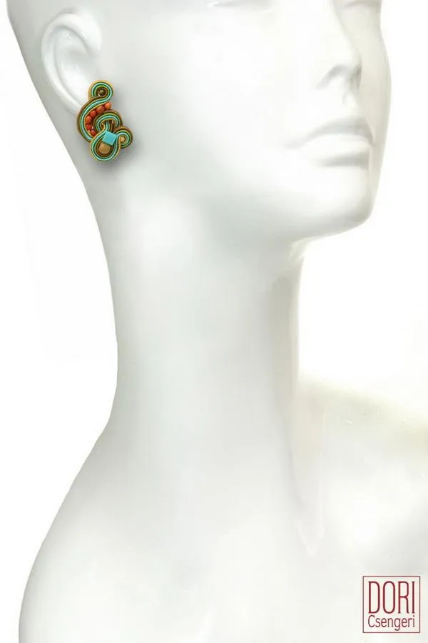 Eilat Resort Clip Earrings