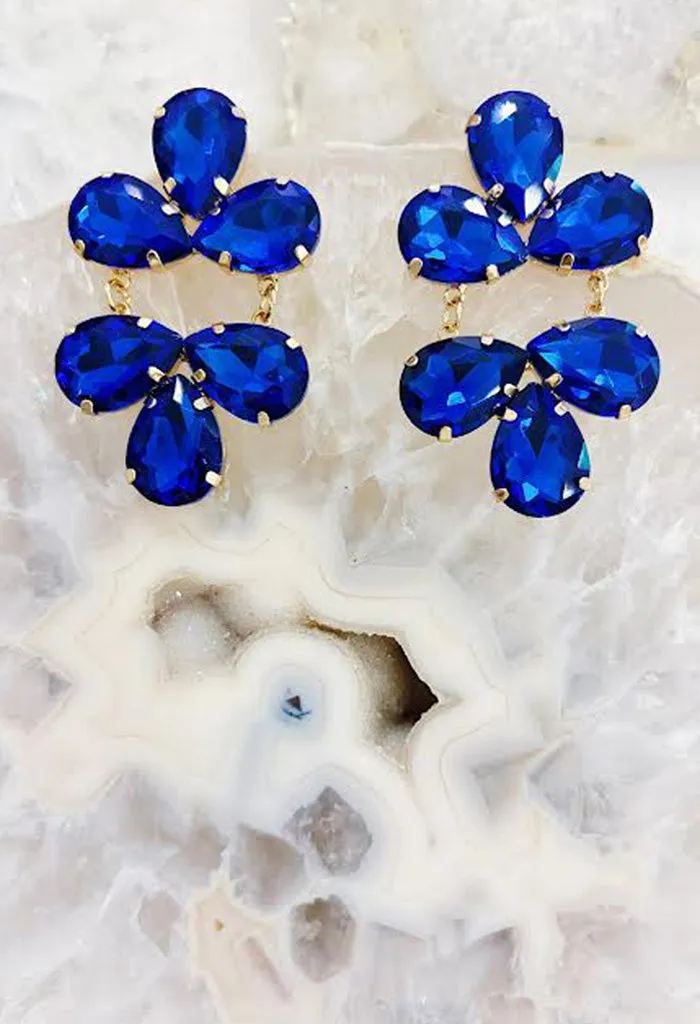 Emily Earrings-Blue