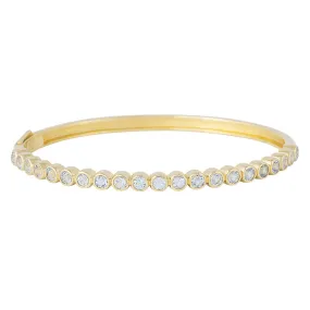 FAIRLEY Blue Topaz Bangle