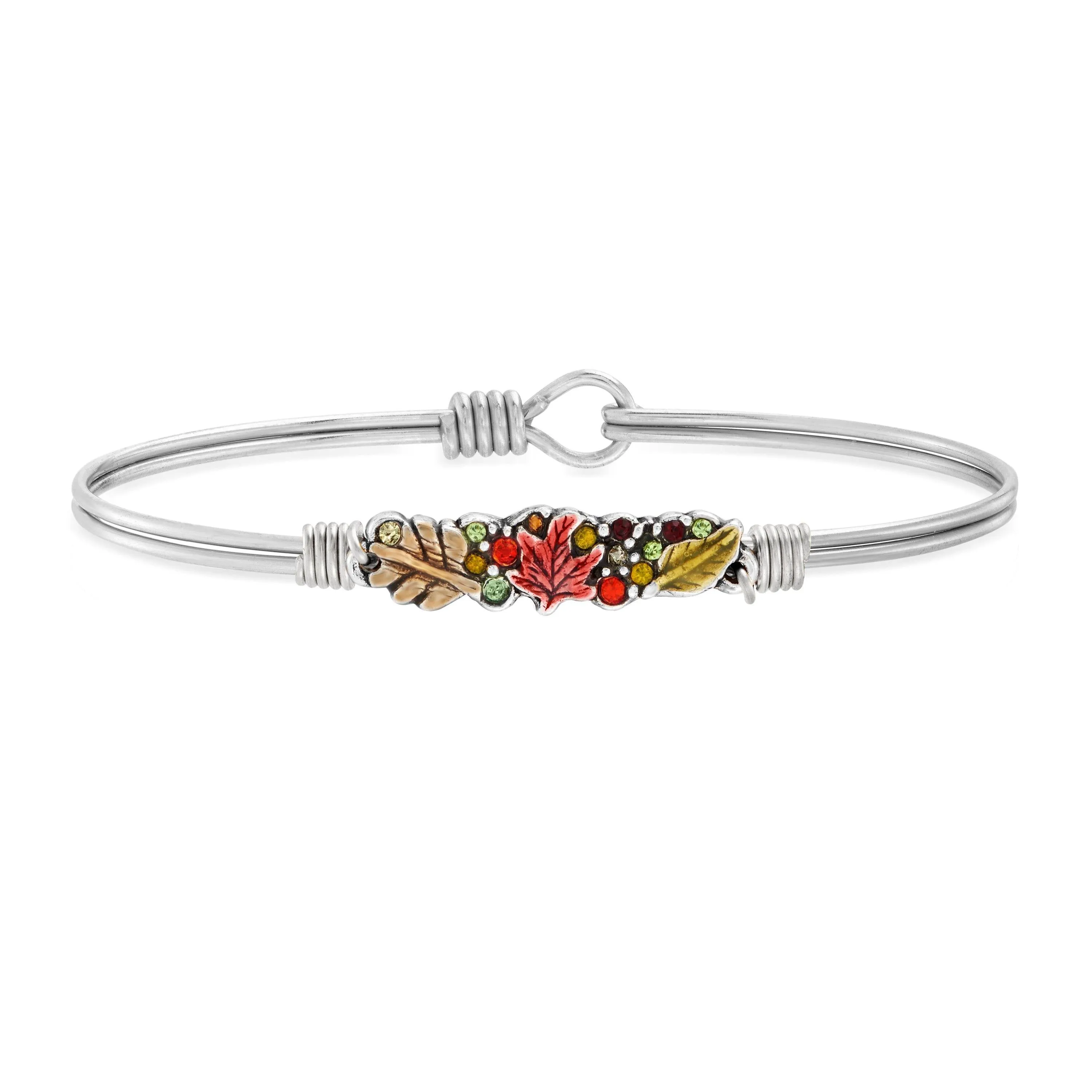 Fall Foliage Medley Bangle Bracelet